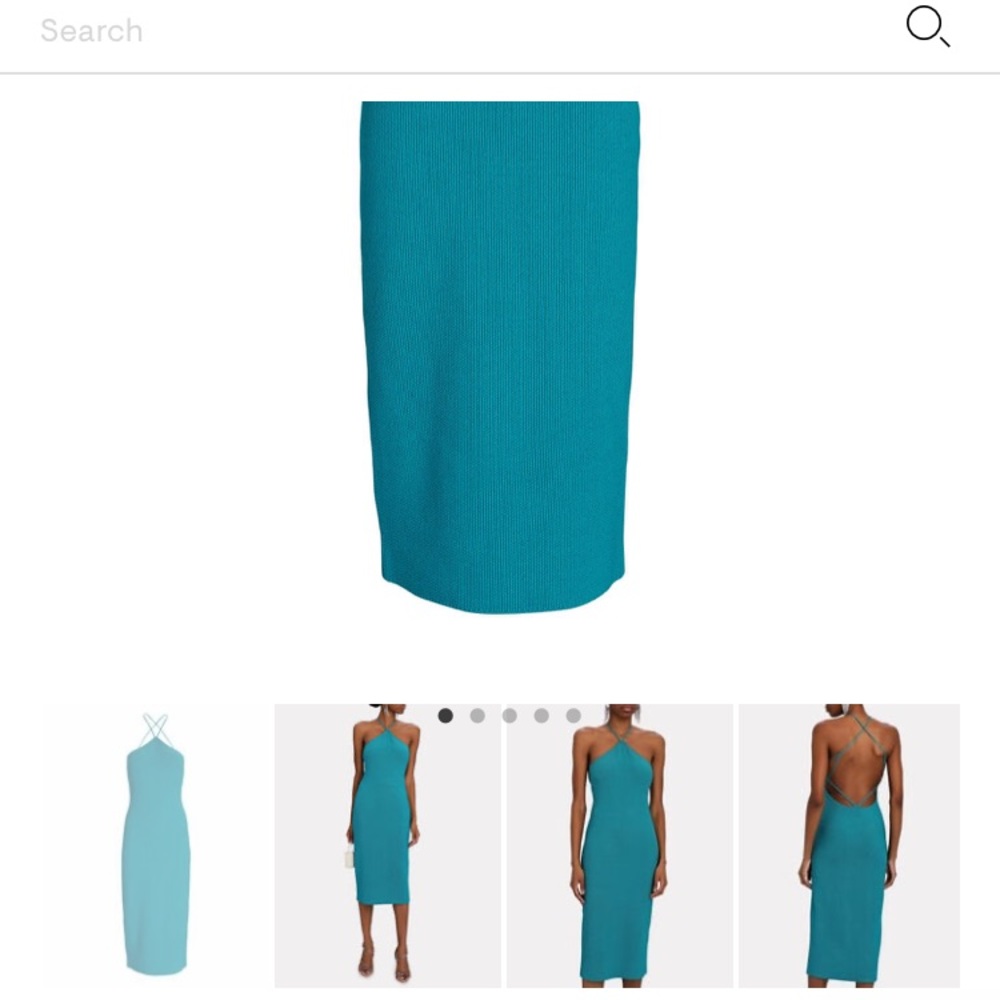 Intermix Teal dress.
